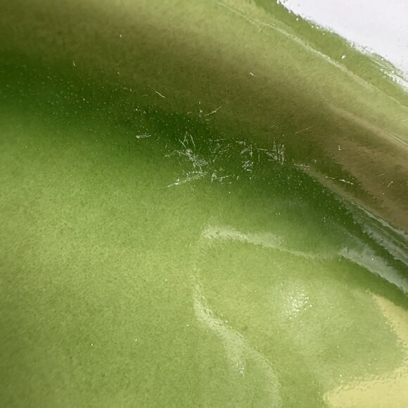 Disney Hidden Mickey Christmas Holly Green Chop Plate 12.5 in - Picture 4 of 9